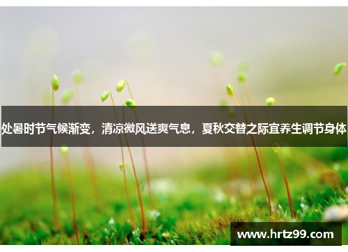 处暑时节气候渐变，清凉微风送爽气息，夏秋交替之际宜养生调节身体